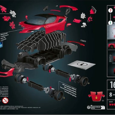 Ravensburger 3d Puzzle Ferrari Sf90 Stradale 108p 10311576