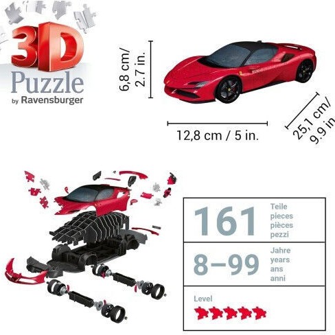 Ravensburger 3d Puzzle Ferrari Sf90 Stradale 108p 10311576