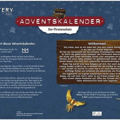 Επιτραπέζιο Παιχνίδι Ο Θησαυρός Του Πειρατή 6+ Ετών (GER) Ravensburger