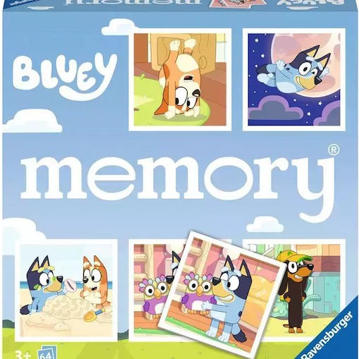 Επιτραπέζιο Παιχνίδι Memory Μπλούι για 1+ Παίκτες 3+ Ετών (EN) Ravensburger