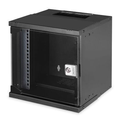 Digitus Επιτοίχια Καμπίνα Rack Μαύρο DN-49101