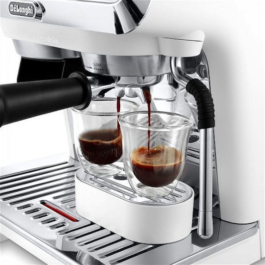 De'Longhi La Specialista Αυτόματη Μηχανή Espresso 1550W Πίεσης 15bar με Μύλο Άλεσης Λευκή