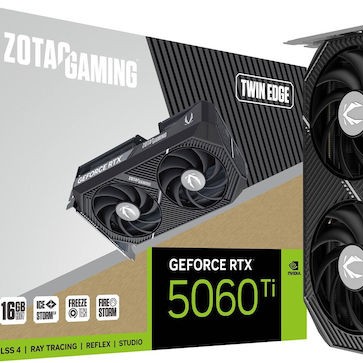 Zotac GeForce RTX 5060 Ti 16GB GDDR7 Twin Edge Κάρτα Γραφικών