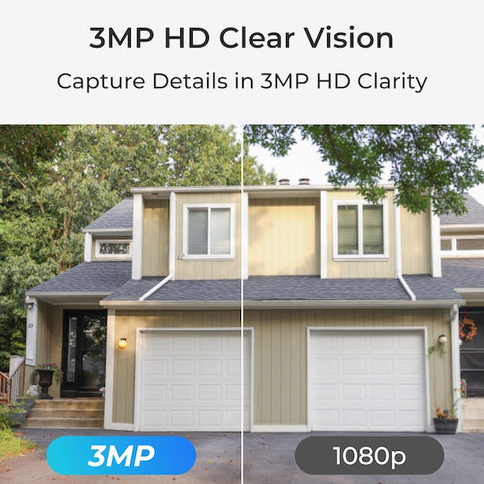 Reolink B420 IP Κάμερα Παρακολούθησης Wi-Fi Full HD+ 3MP Μπαταρίας με Αμφίδρομη Επικοινωνία