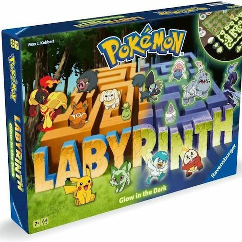 Επιτραπέζιο Παιχνίδι Pokemon Labyrinth (Glow In The Dark) για 2-4 Παίκτες 7+ Ετών (EN) Ravensburger