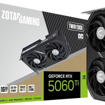 Zotac GeForce RTX 5060 Ti 16GB GDDR7 Twin Edge OC Κάρτα Γραφικών