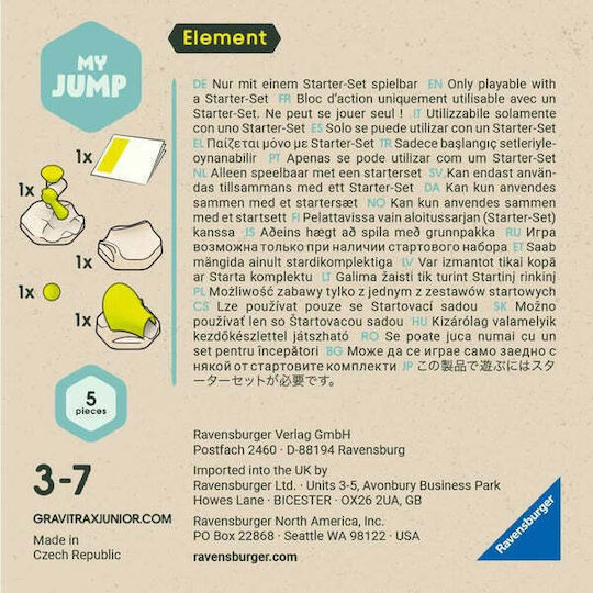 Ravensburger Junior Element Εκπαιδευτικό Παιχνίδι Γνώσεων Gravitrax