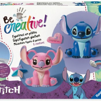 Ravensburger Ζωγραφική Be Creative! DIY Φιγούρες Stitch & Angel για Παιδιά 7+ Ετών