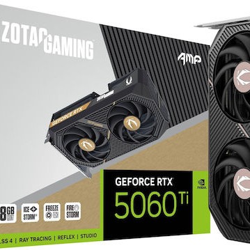 Zotac GeForce RTX 5060 Ti 8GB GDDR7 AMP Κάρτα Γραφικών