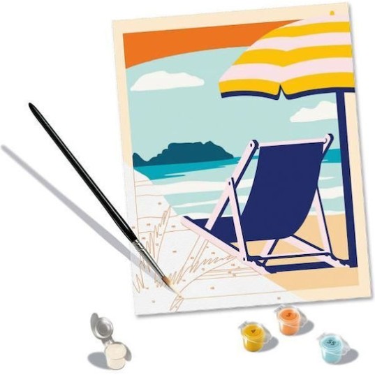 Ravensburger Creart Paint By Numbers Adults Relaxation At Beach