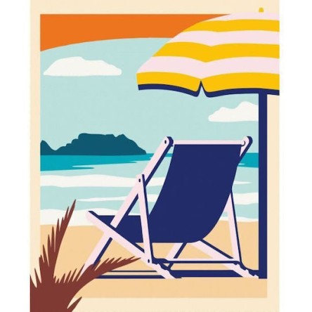 Ravensburger Creart Paint By Numbers Adults Relaxation At Beach