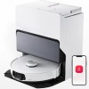 Roborock S8 MaxV Ultra Σκούπα Ρομπότ για Σκούπισμα & Σφουγγάρισμα με Χαρτογράφηση και Wi-Fi Λευκή