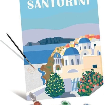 Shades of Santorini Σετ Ζωγραφικής 40x30cm