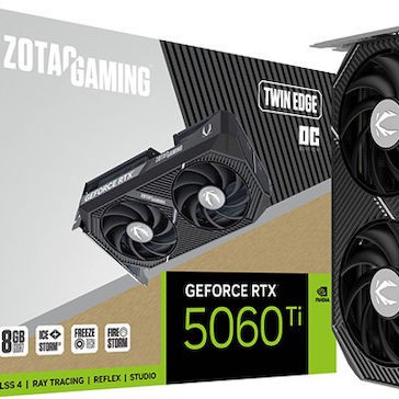 Zotac GeForce RTX 5060 Ti 8GB GDDR7 Twin Edge OC Κάρτα Γραφικών