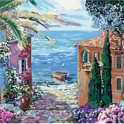 Mediterranean Landscape Σετ Ζωγραφικής