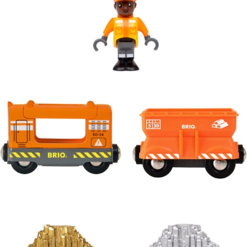 Brio Toys Cargo Σετ με Τρενάκι για 3+ Ετών