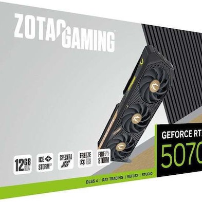 Zotac GeForce RTX 5070 12GB GDDR7 Solid OC Κάρτα Γραφικών