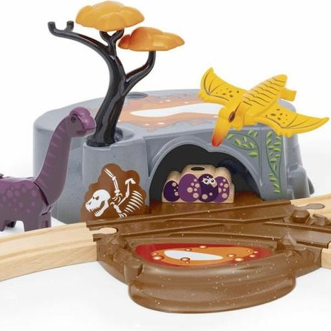 Brio Toys Δεινόσαυροι Σετ με Τρενάκι για 3+ Ετών