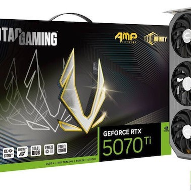 Zotac GeForce RTX 5070 Ti 16GB GDDR7 AMP Extreme INFINITY Κάρτα Γραφικών