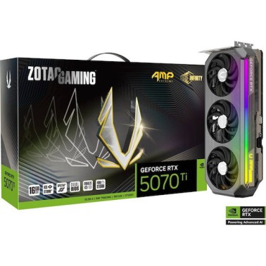 Zotac GeForce RTX 5070 Ti 16GB GDDR7 AMP Extreme INFINITY Κάρτα Γραφικών