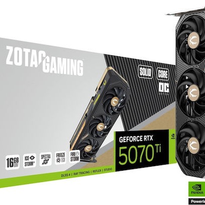 Zotac GeForce RTX 5070 Ti 16GB GDDR7 Κάρτα Γραφικών