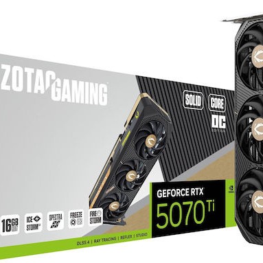 Zotac GeForce RTX 5070 Ti 16GB GDDR7 Κάρτα Γραφικών