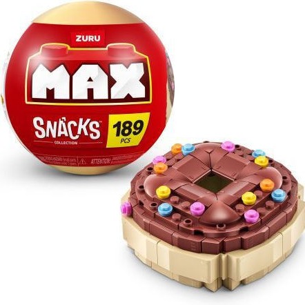 Zuru Τουβλάκια Max Build Snack Σειρά 1 για 8+ Ετών 1τμχ (Διάφορα Σχέδια) 1τμχ