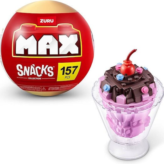 Zuru Τουβλάκια Max Build Snack Σειρά 1 για 8+ Ετών 1τμχ (Διάφορα Σχέδια) 1τμχ