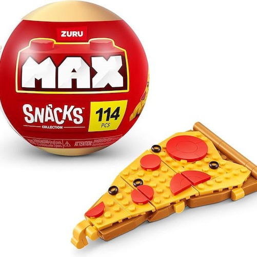 Zuru Τουβλάκια Max Build Snack Σειρά 1 για 8+ Ετών 1τμχ (Διάφορα Σχέδια) 1τμχ
