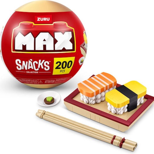 Zuru Τουβλάκια Max Build Snack Σειρά 1 για 8+ Ετών 1τμχ (Διάφορα Σχέδια) 1τμχ
