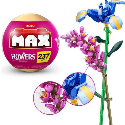 Zuru Τουβλάκια Max Build Κηπος Μακρια Λουλουδια για 3+ Ετών (Διάφορα Σχέδια) 1τμχ