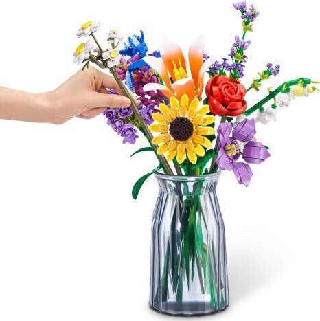 Zuru Τουβλάκια Max Build Κηπος Μακρια Λουλουδια για 3+ Ετών (Διάφορα Σχέδια) 1τμχ