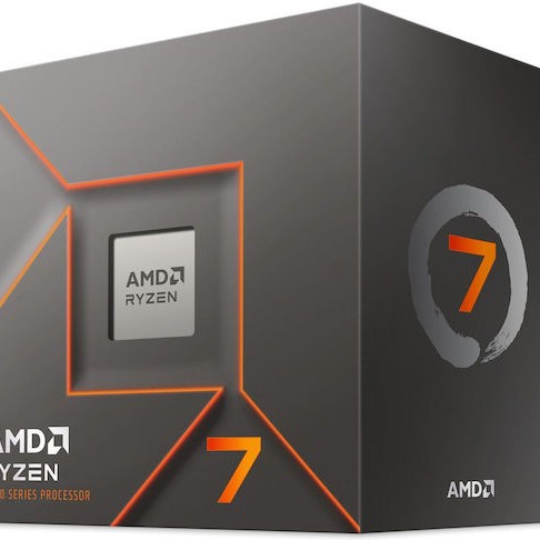 AMD Ryzen 7 8700F 4.1GHz Επεξεργαστής 8 Πυρήνων για Socket AM5 σε Κουτί με Ψύκτρα