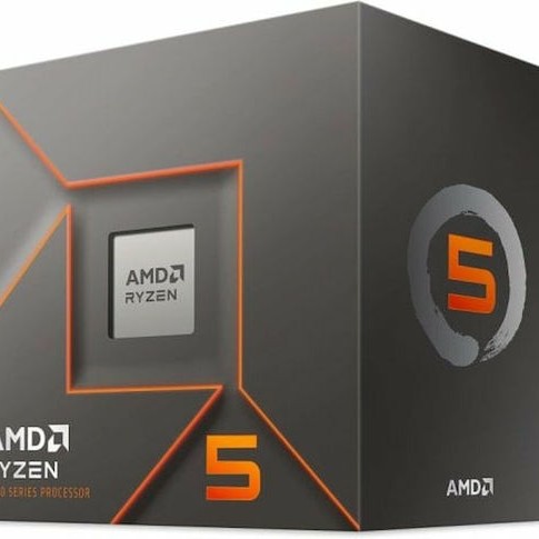 AMD Ryzen 5 8400F 4.2GHz Επεξεργαστής 6 Πυρήνων για Socket AM5 σε Κουτί με Ψύκτρα