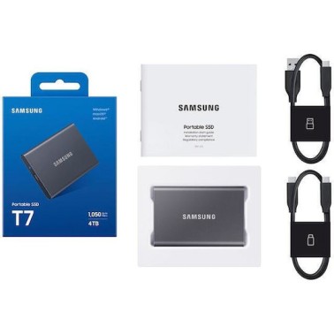 Samsung T7 USB 3.2 / USB-C Εξωτερικός SSD 4TB 2.5