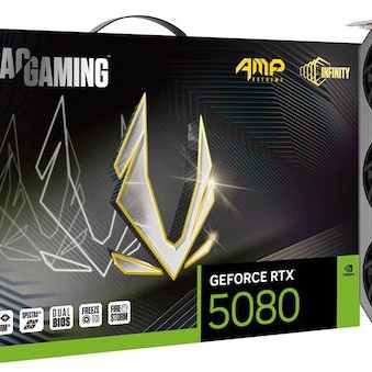 Zotac GeForce RTX 5080 16GB GDDR7 AMP Extreme INFINITY Κάρτα Γραφικών