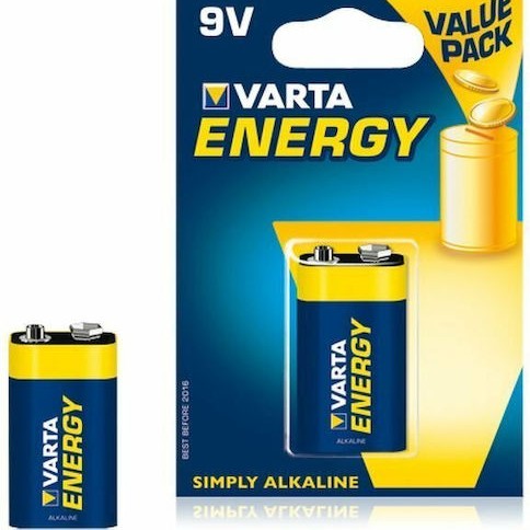 Varta Energy Αλκαλική Μπαταρία 9V 1τμχ