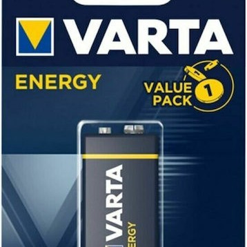 Varta Energy Αλκαλική Μπαταρία 9V 1τμχ