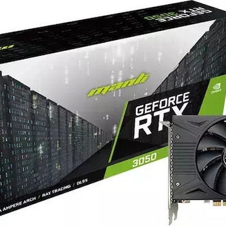 Manli GeForce RTX 3050 8GB GDDR6 Nebula Single Κάρτα Γραφικών