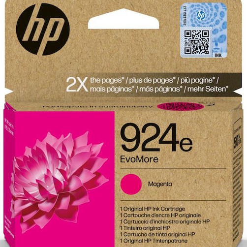 HP 924e EvoMore Γνήσιο Μελάνι Εκτυπωτή InkJet Ματζέντα (4K0U8NE)