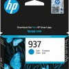 HP 937 Γνήσιο Μελάνι Εκτυπωτή InkJet Κυανό (4S6W2NE)