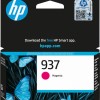 HP 937 Γνήσιο Μελάνι Εκτυπωτή InkJet Ματζέντα (4S6W3NE)