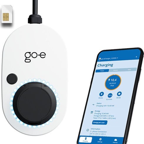 Go-e Gemini 2.0 Επιτοίχιος Τριφασικός Σταθμός Φόρτισης 22kW Type 2