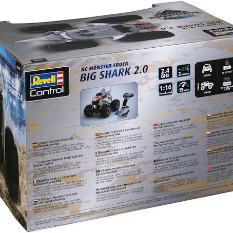Revell Big Shark 2.0 Τηλεκατευθυνόμενο Αυτοκίνητο Monster Truck