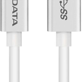 Adata Regular USB 3.0 Cable USB-C male - USB-A male Λευκό 1m (ACA3AL-100CM-CSV)