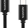 Adata USB 2.0 Cable USB-C male - USB-C 100W Μαύρο 1m CACC-100PN-BK