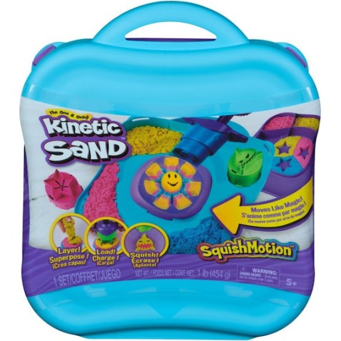 Spin Master Παιχνίδι Κατασκευών με Άμμο Kinetic Sand Squishmotion Set για Παιδιά 3+ Ετών