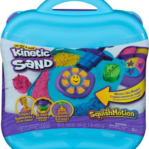 Spin Master Παιχνίδι Κατασκευών με Άμμο Kinetic Sand Squishmotion Set για Παιδιά 3+ Ετών