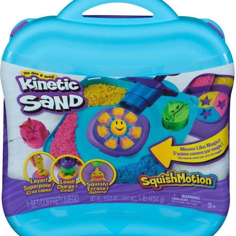 Spin Master Παιχνίδι Κατασκευών με Άμμο Kinetic Sand Squishmotion Set για Παιδιά 3+ Ετών