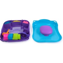 Spin Master Παιχνίδι Κατασκευών με Άμμο Kinetic Sand Squishmotion Set για Παιδιά 3+ Ετών